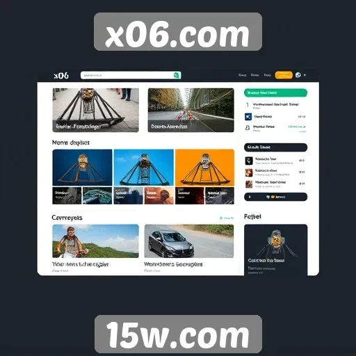 Mudanças na interface do usuário do site x06.com
